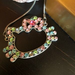 Hello Kitty Rhinestone Necklace